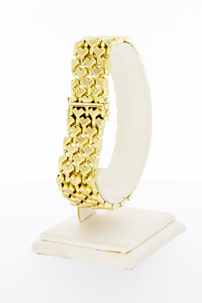 Breites Vintage Armband 585 Gold - 21 cm