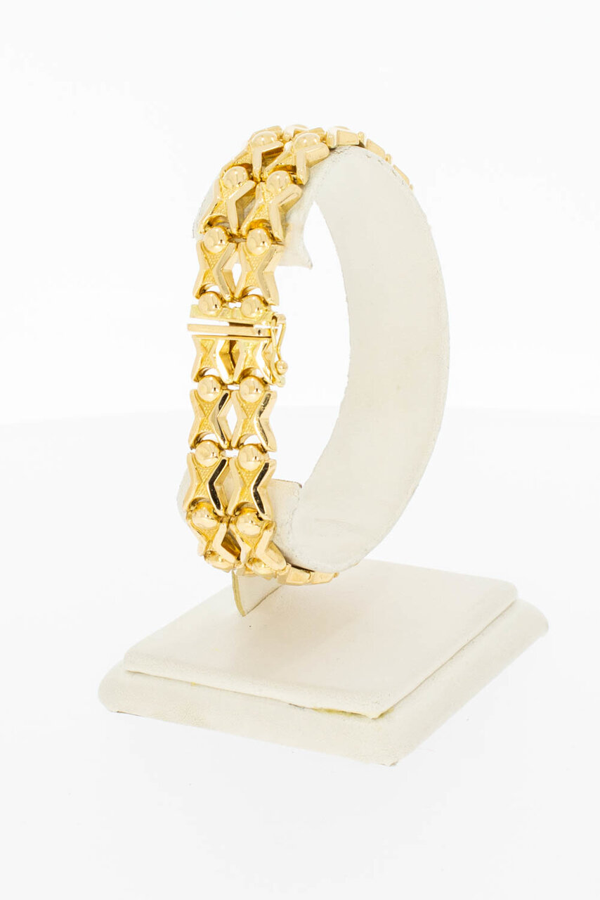 750 Gold vintage armband - 19,4 cm