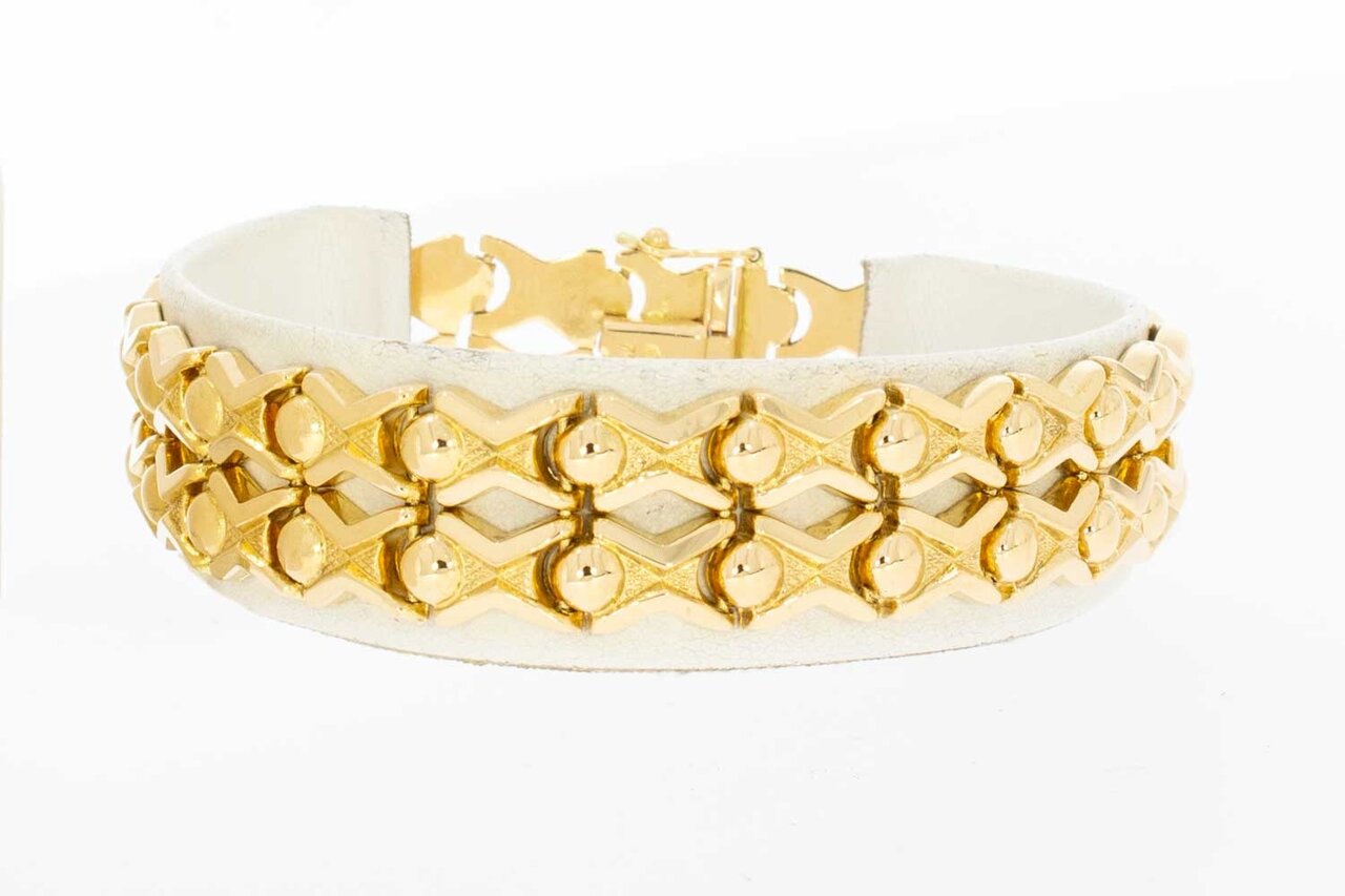 750 Gold vintage armband - 19,4 cm