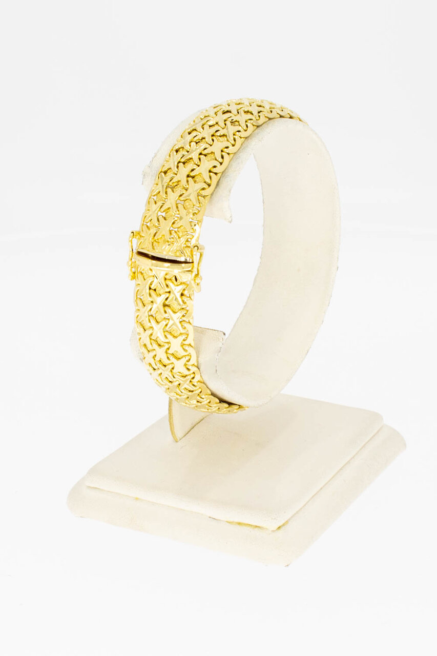 Vintage armband 750 Gold - 18,9 cm