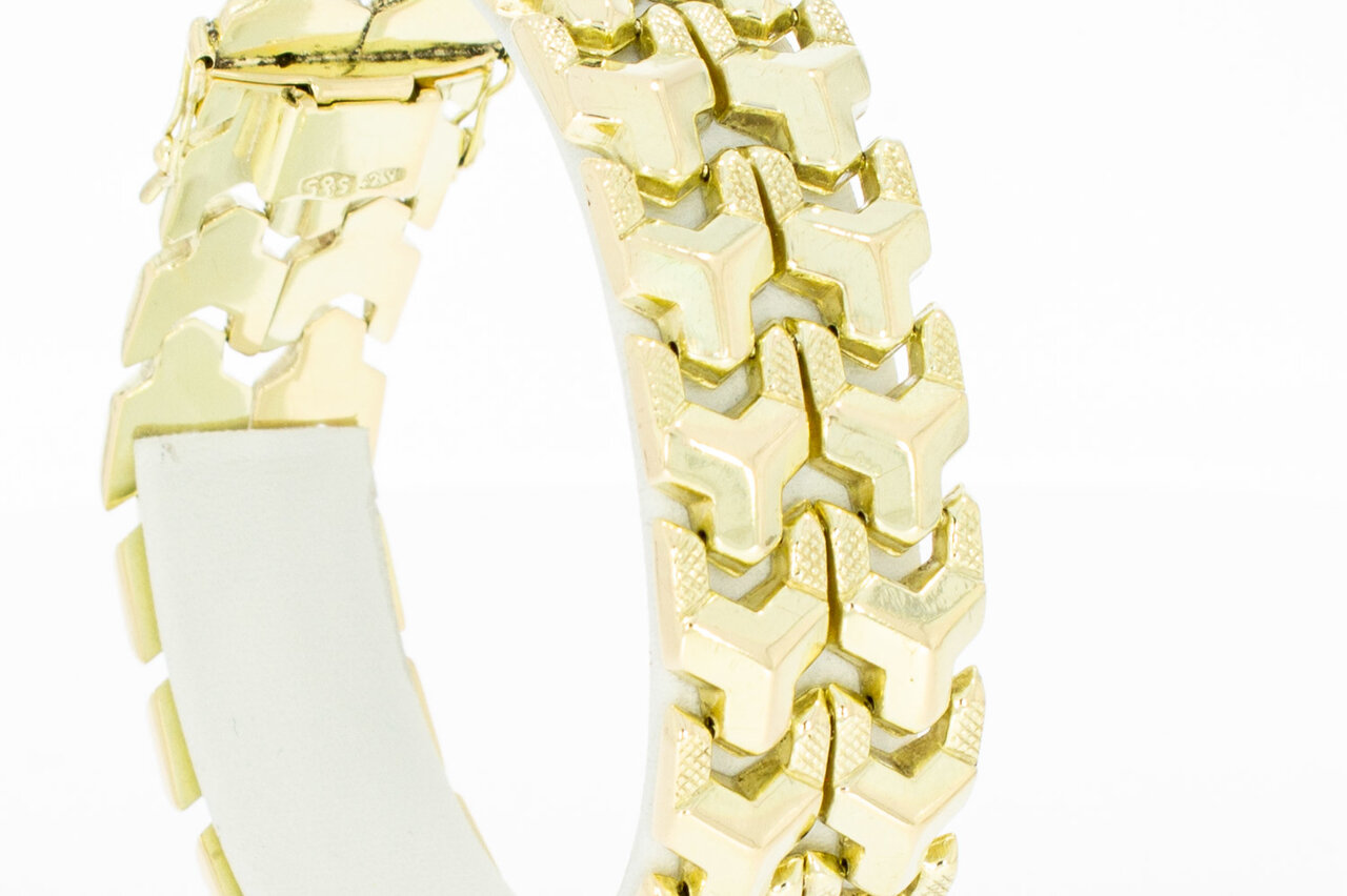 Vintage- armband 14 Karat Gold - 19,9 cm