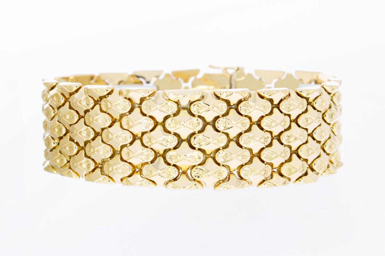 Breites Armband 750 Gold - 19,8 cm