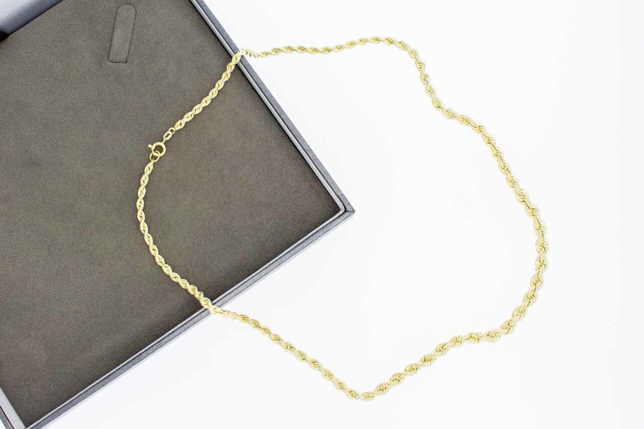 14 Karat Kordelkette Gold - 50,6 cm