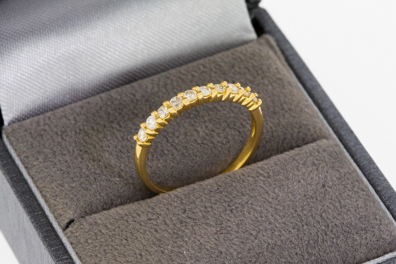 18 Karat Diamant Vorsteckring - 15,8 mm
