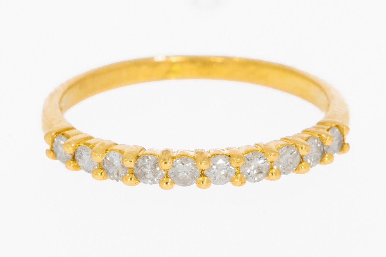 18 Karat Diamant Vorsteckring - 15,8 mm