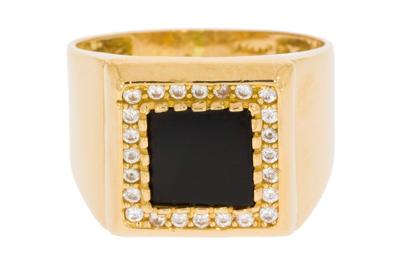 22 Karat Gold Herren Siegelring - 19.6