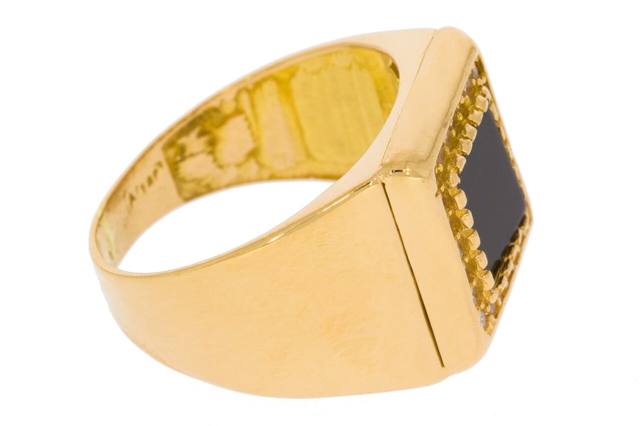 22 Karat Gold Herren Siegelring - 19.6