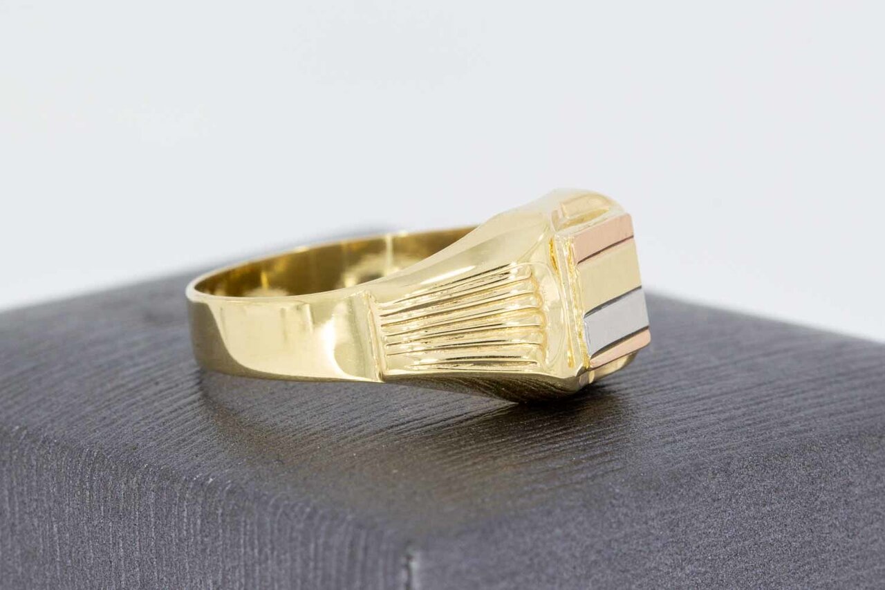 14 Karat Gold Pinky Ring - Durchmesser 18,7 mm