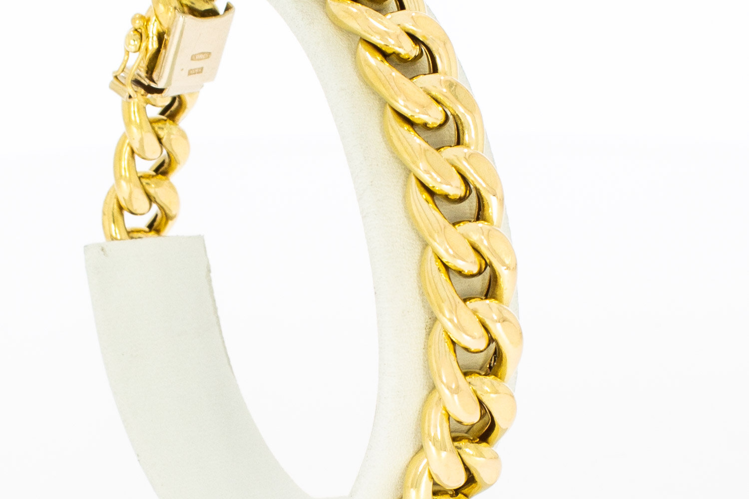 Panzerarmband 750 Gold - 20,1 cm