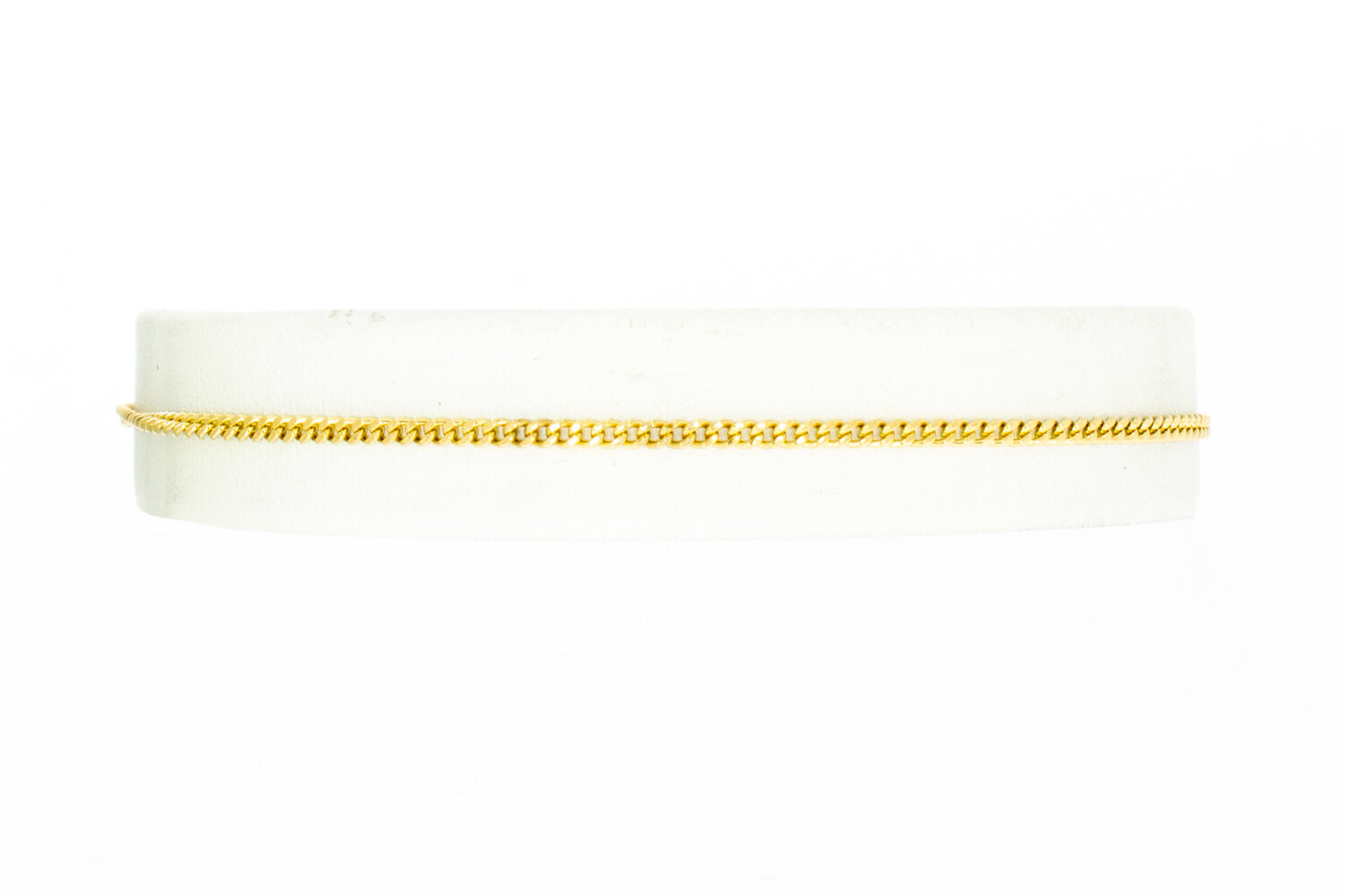 Panzerarmband 18 Karat Gold - 22,8 cm