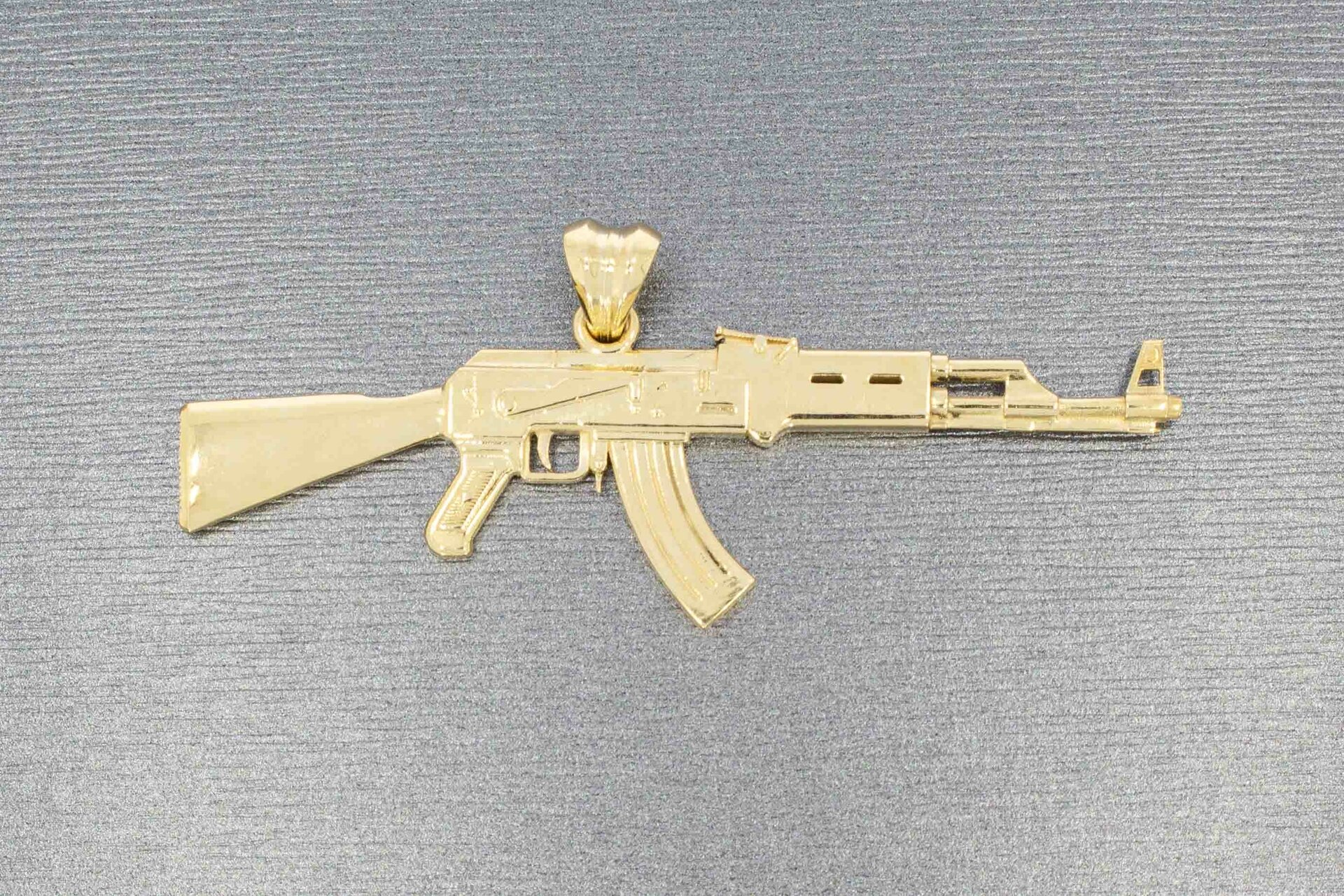 Kalaschnikow Goldanhänger 14 Karat - 6,8 cm
