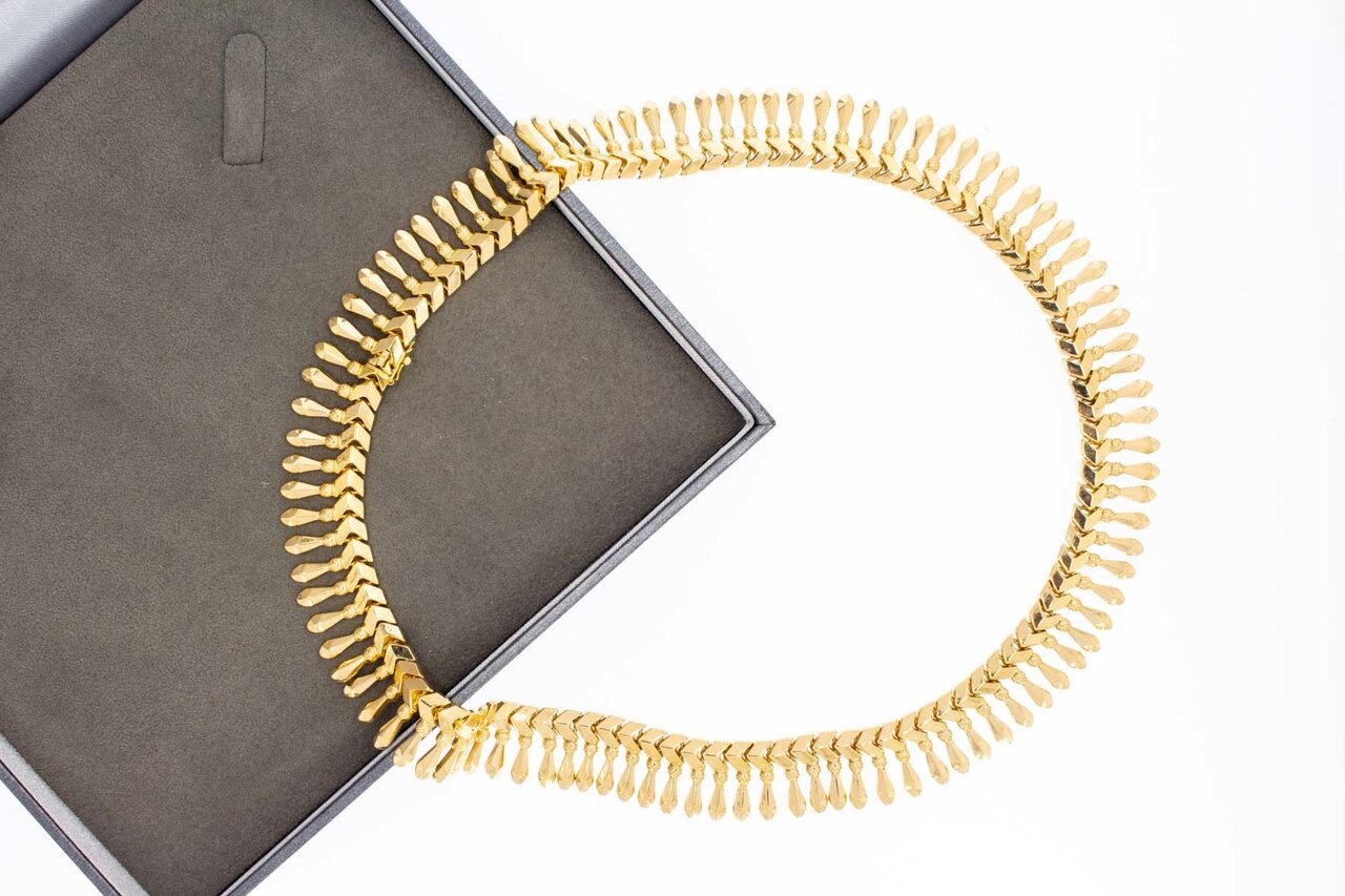 Sonnenstrahlen 750 Goldkette - 45 cm