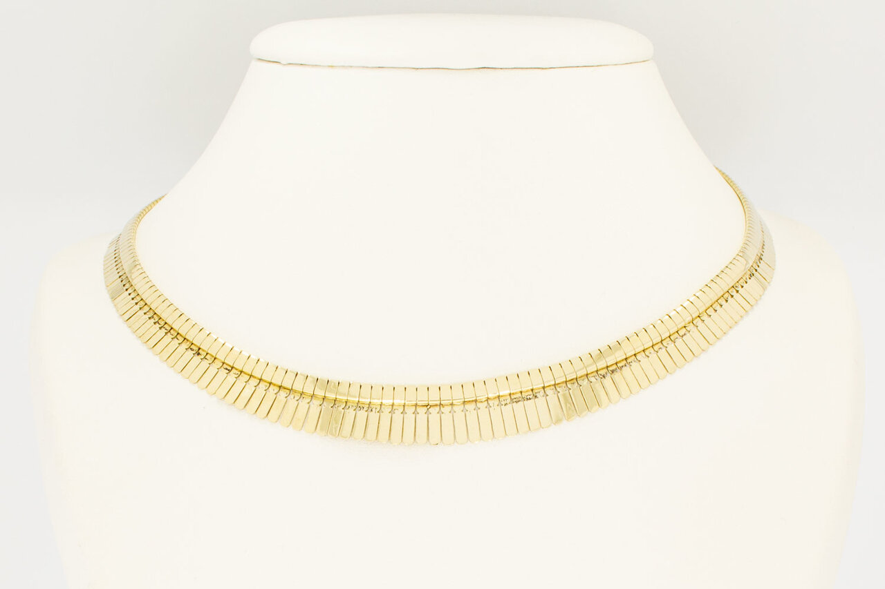 Sonnenstrahlen 585 Gold Halskette - 45 cm