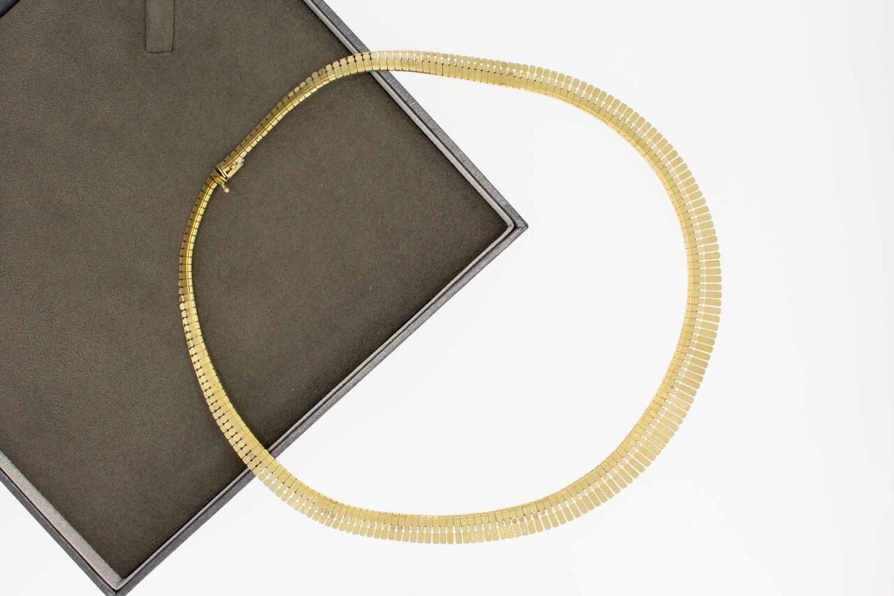 Sonnenstrahlen 585 Gold Halskette - 45 cm