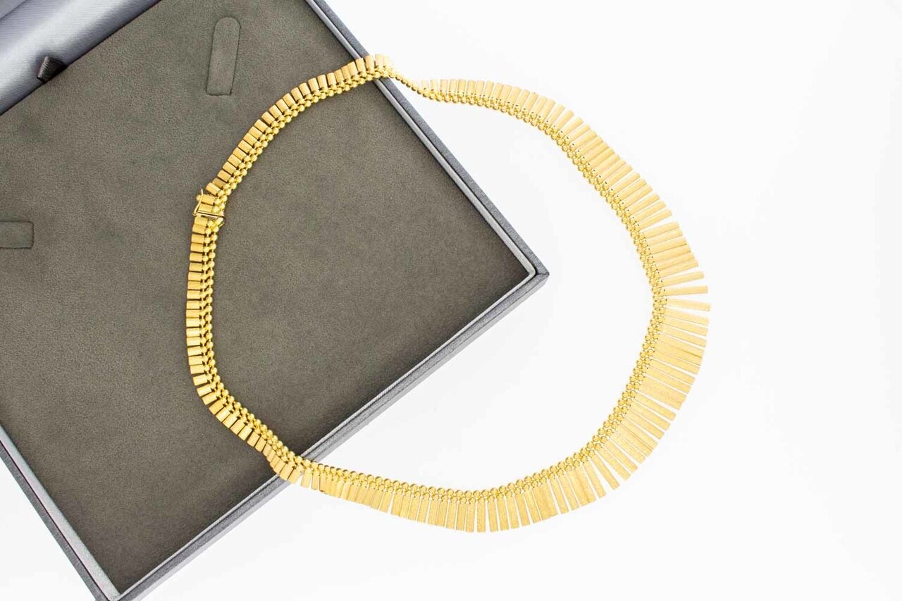 Sonnenstrahlen Gold Kette 750 - 43,5 cm