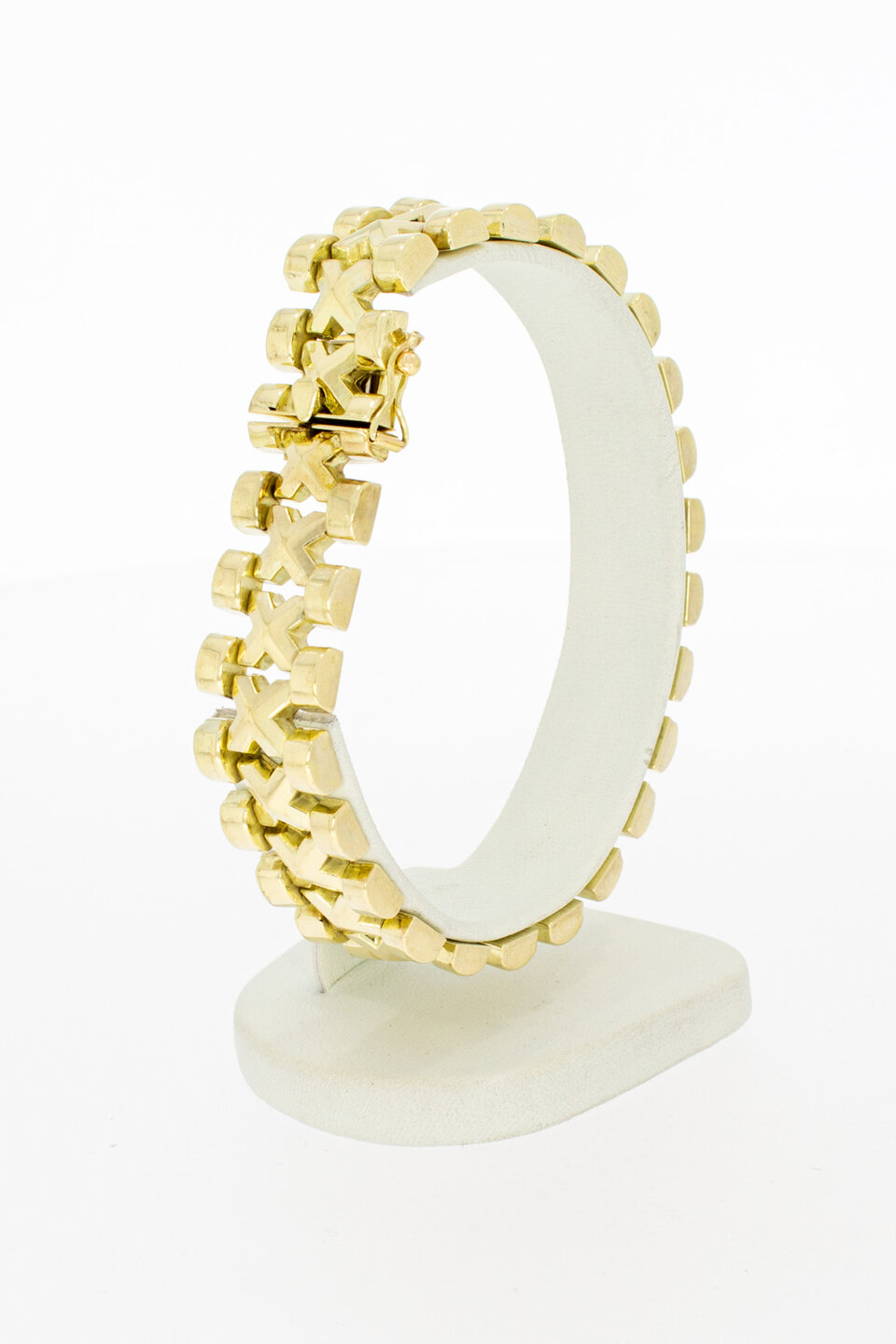 585 Gelbgold Retro Armband - 20 cm