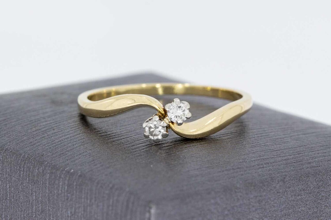 Diamant Ring Damen 585 Gold - 20,1 mm