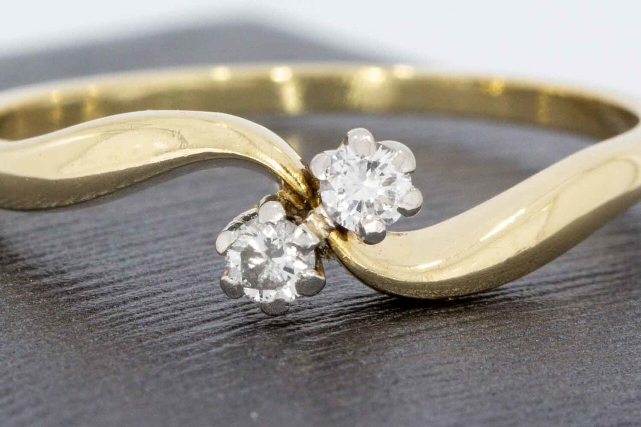 Diamant Ring Damen 585 Gold - 20,1 mm