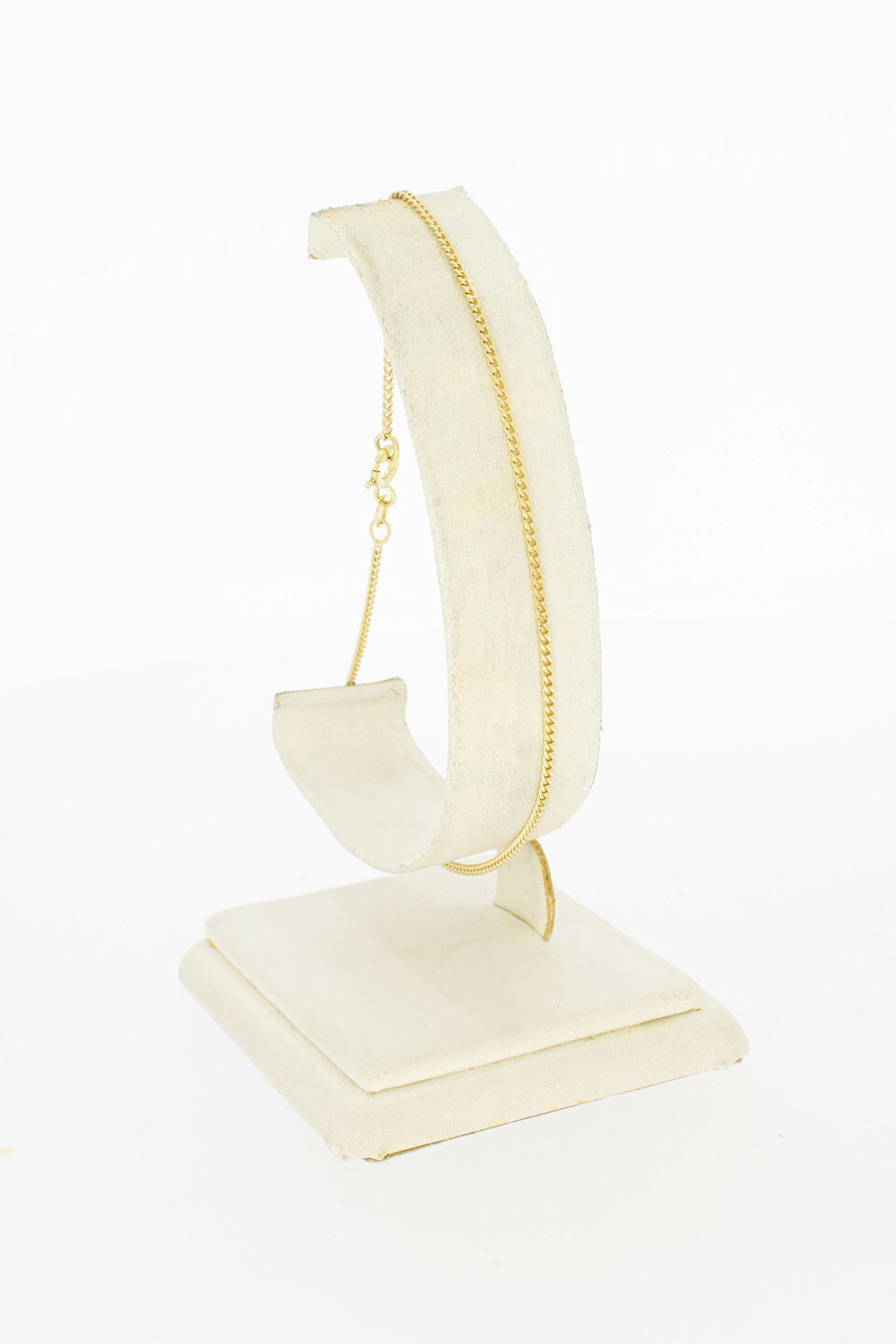 14 Karat Gelbgold Fußkette - 23,5 cm