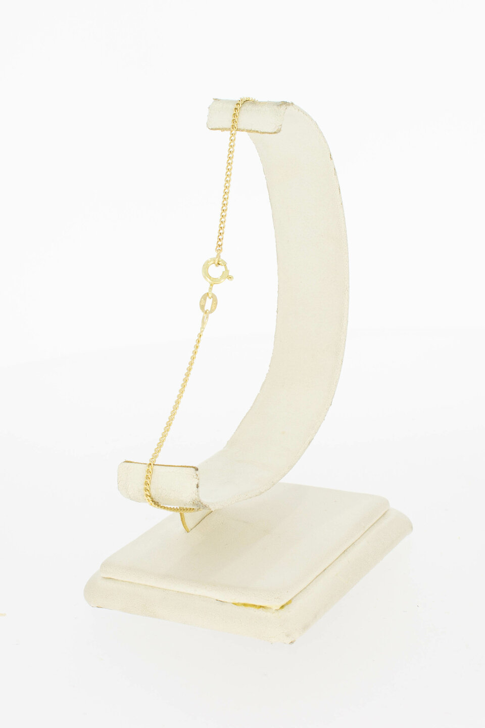 14 Karat Gelbgold Fußkette - 23,5 cm
