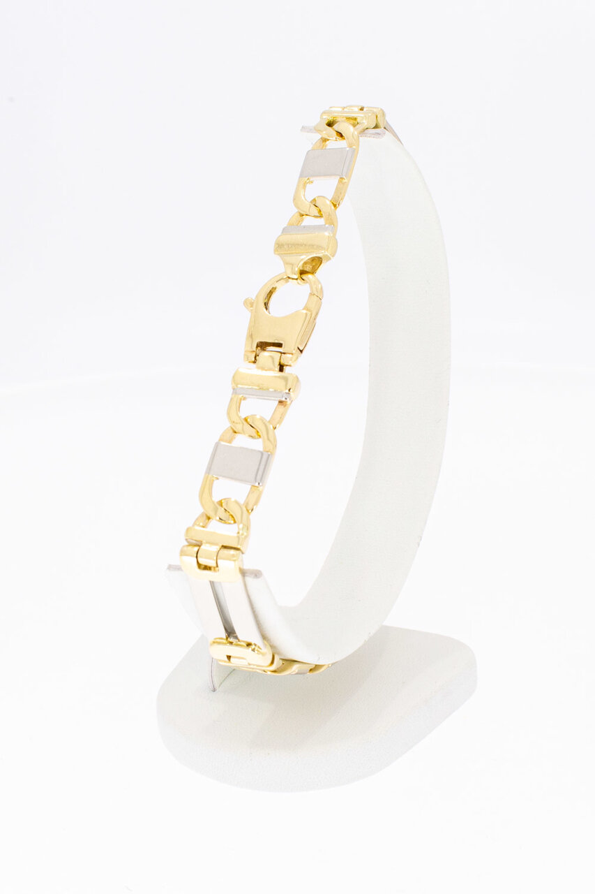 585 Bicolor Rolex Armband - 23,1 cm