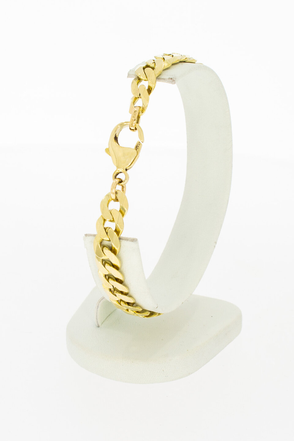 Panzerarmband 14 Karat Gold - 20,4 cm