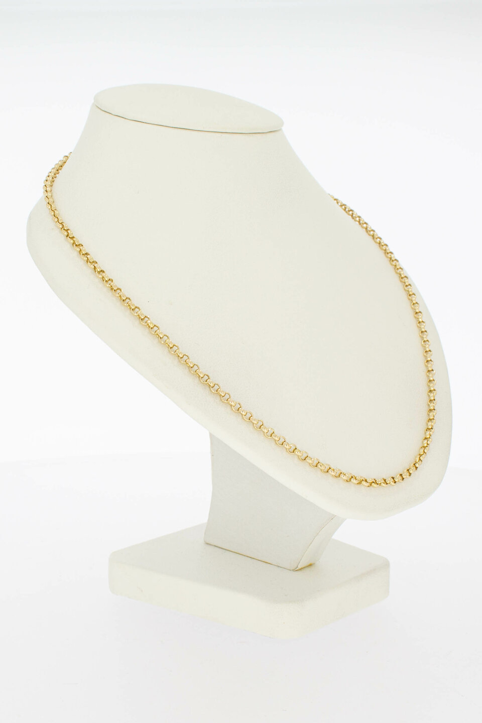 585 Gelbgold Damen Erbsen Kette - 43,6 cm