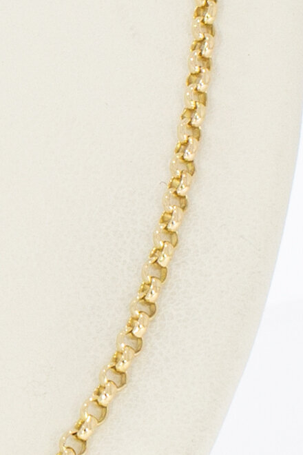 585 Gelbgold Damen Erbsen Kette - 43,6 cm