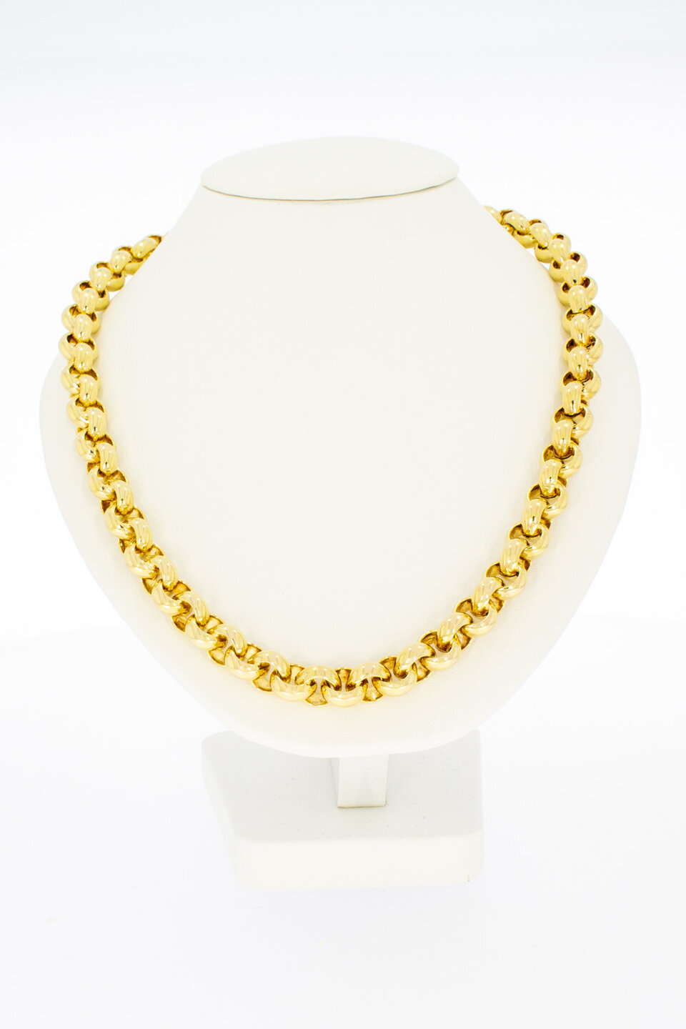 Erbsen Kette 585 Gelbgold - 45,6 cm