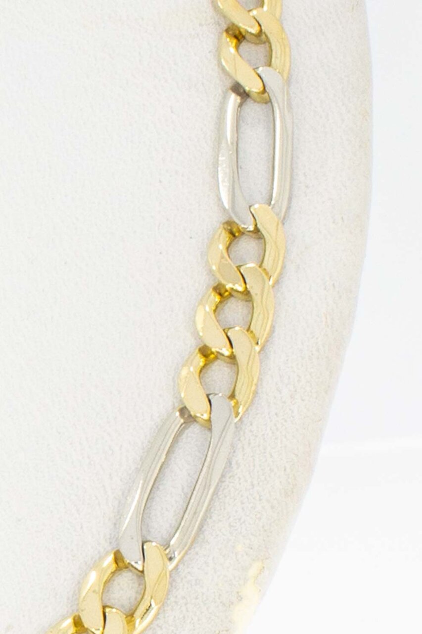 Figaro Kette 585 Gelbgold - 55,9 cm