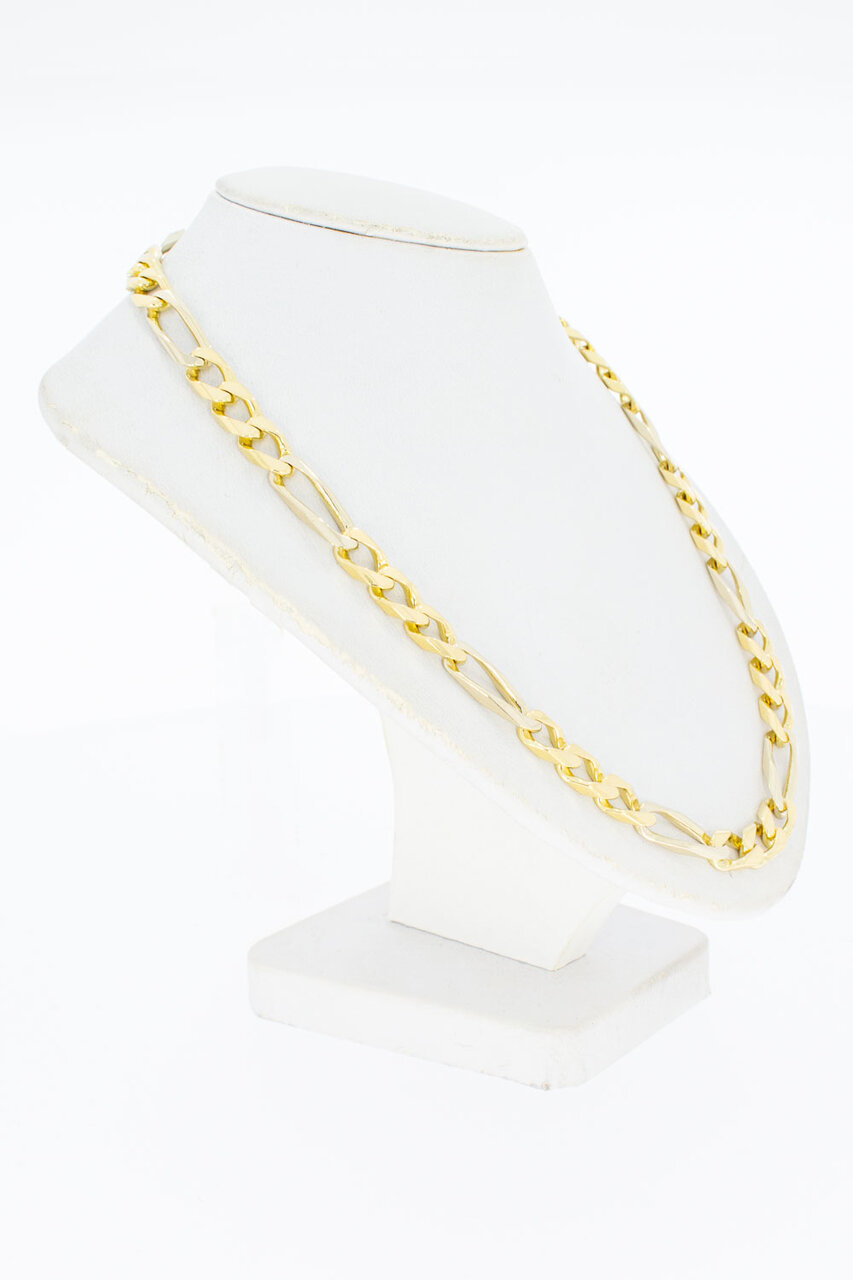 18 Karat Figaro Männerkette - 59,6 cm