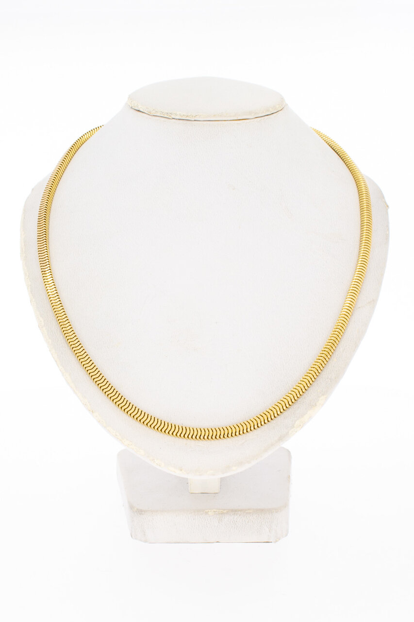 Geflochtene Kette 750 Gold - 45,7 cm