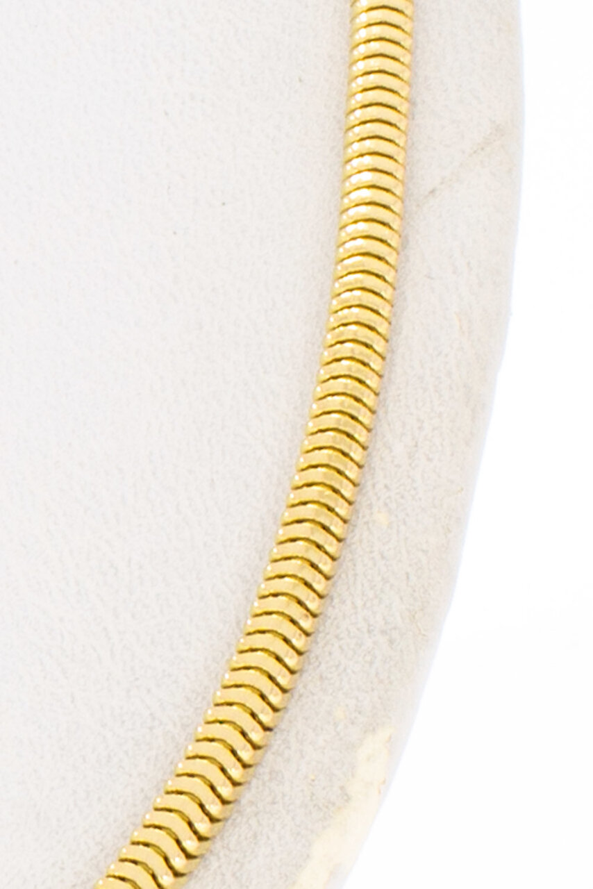 Geflochtene Kette 750 Gold - 45,7 cm