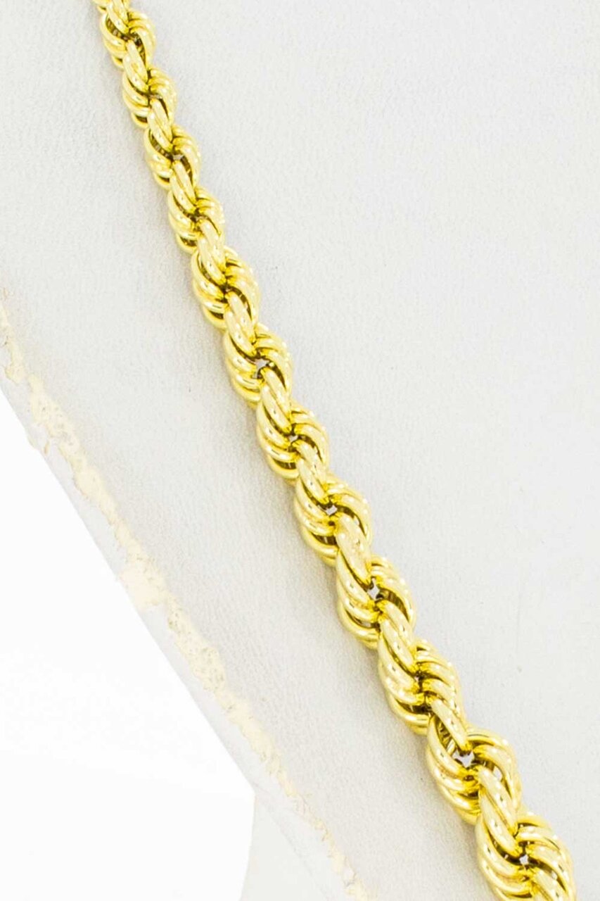 Geflochtene 585 Goldkette - 47,5 cm