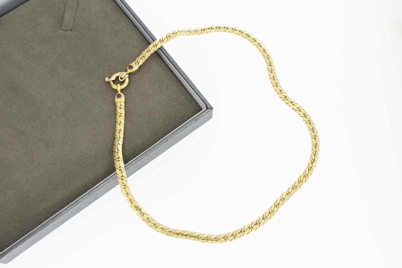 Geflochtenese Goldkettchen 750 - 44,7 cm