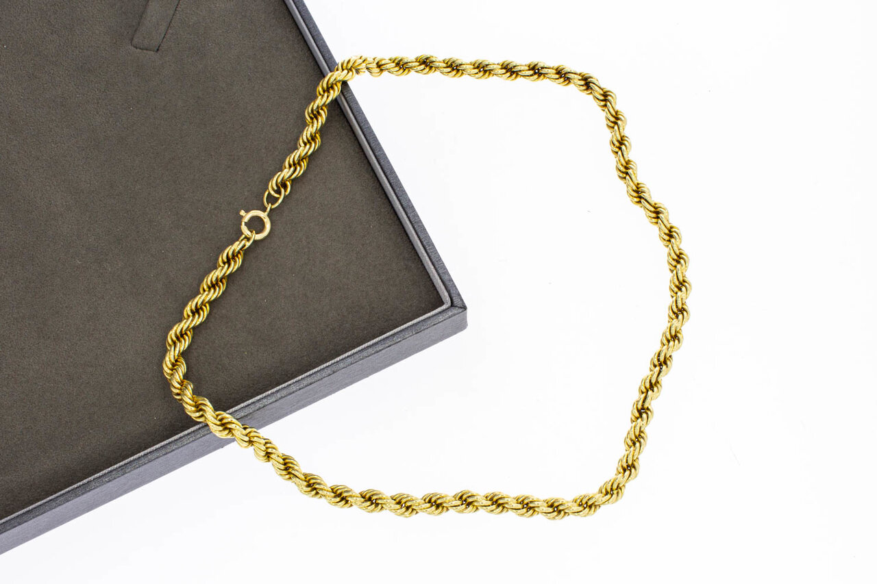 Kordel Halskette 585 Gold - 42,4 cm