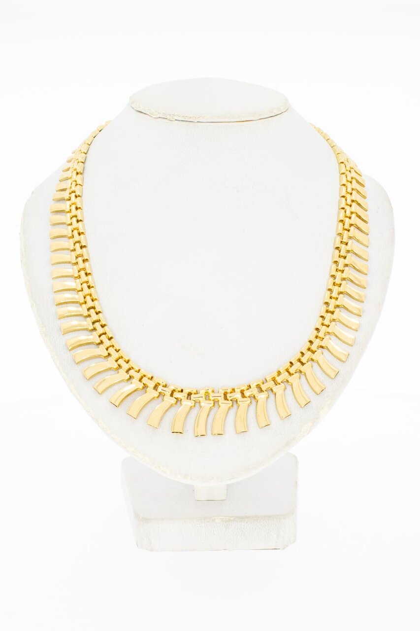 Sonnenstrahlen Choker 750 Gold - 44,7 cm