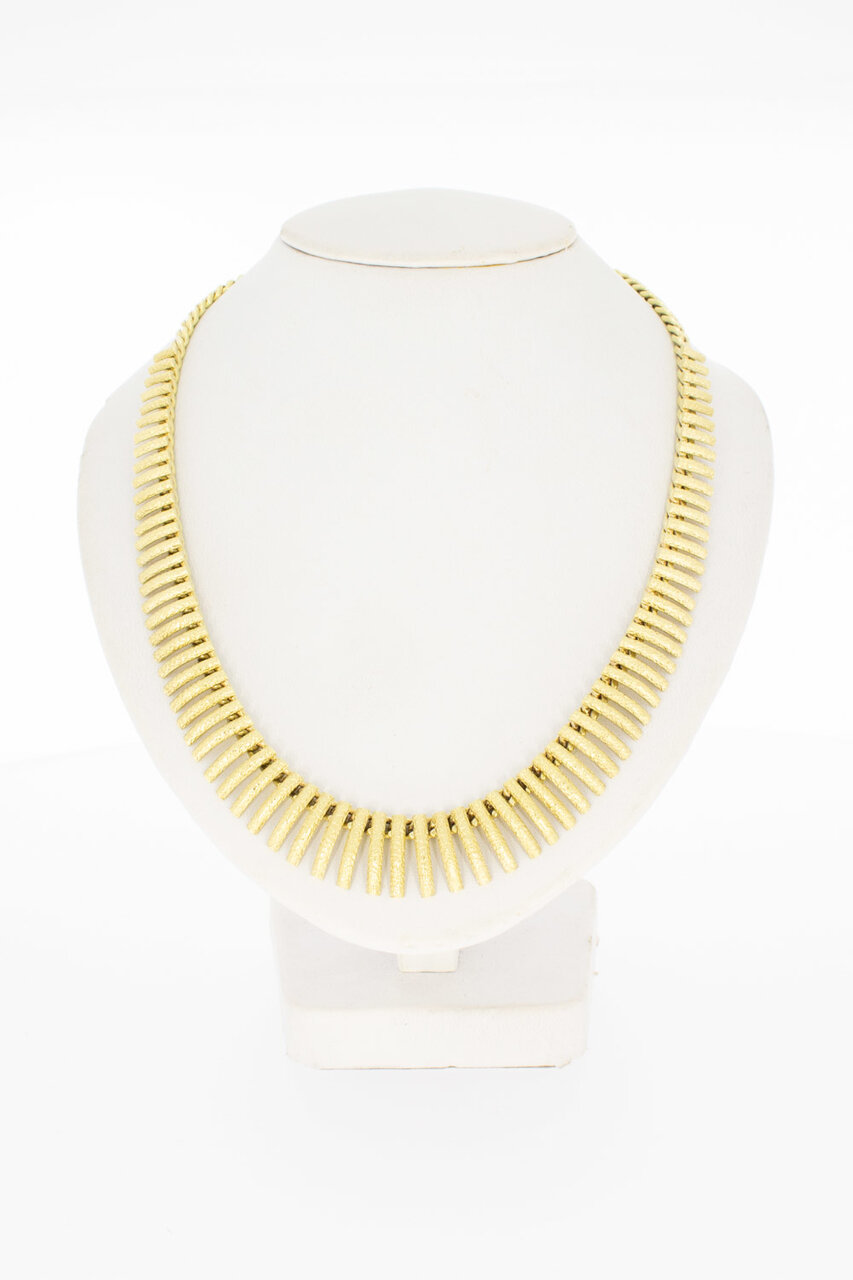 Sonnenstrahlen Collier 585 Gold - 42 cm