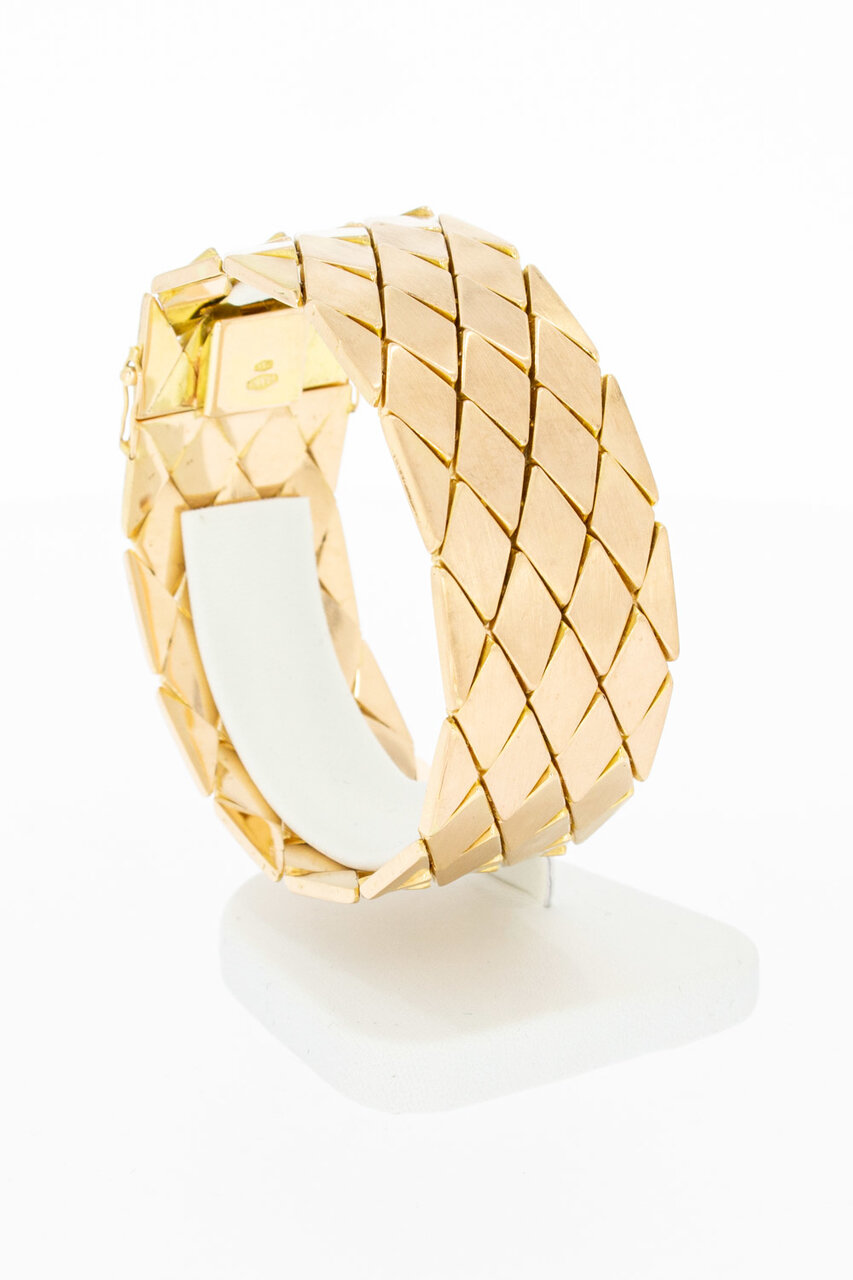 Breites Goldarmband 18 Karat - 18,4 cm