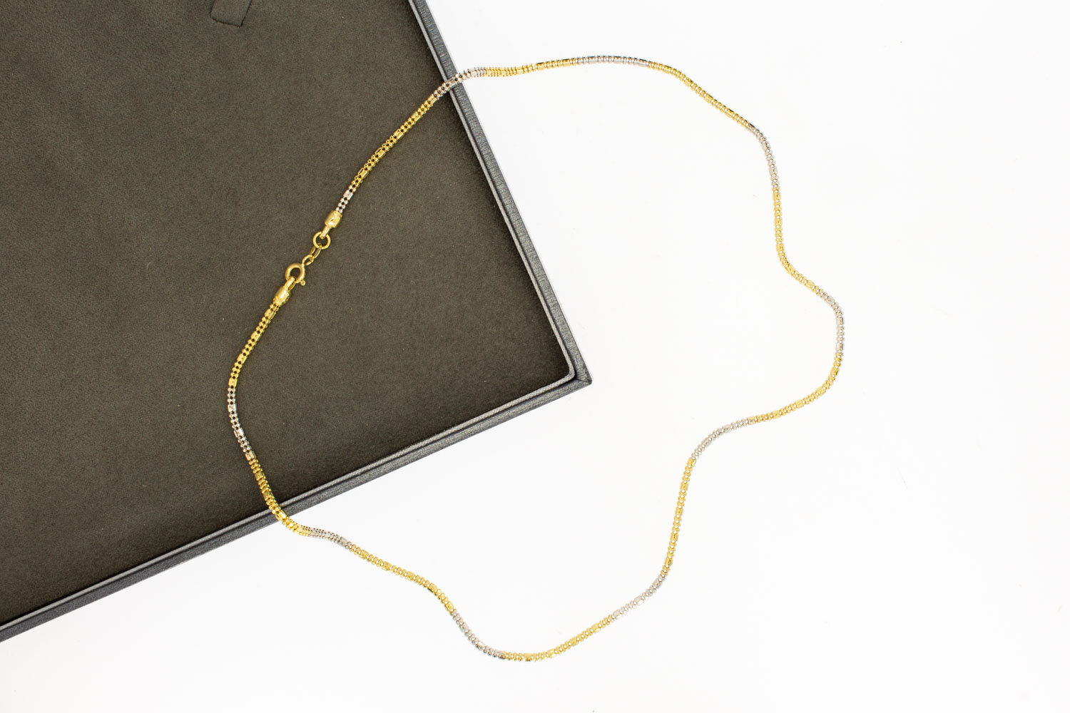 18 Karat Gelb Goldene Kette - 46 cm