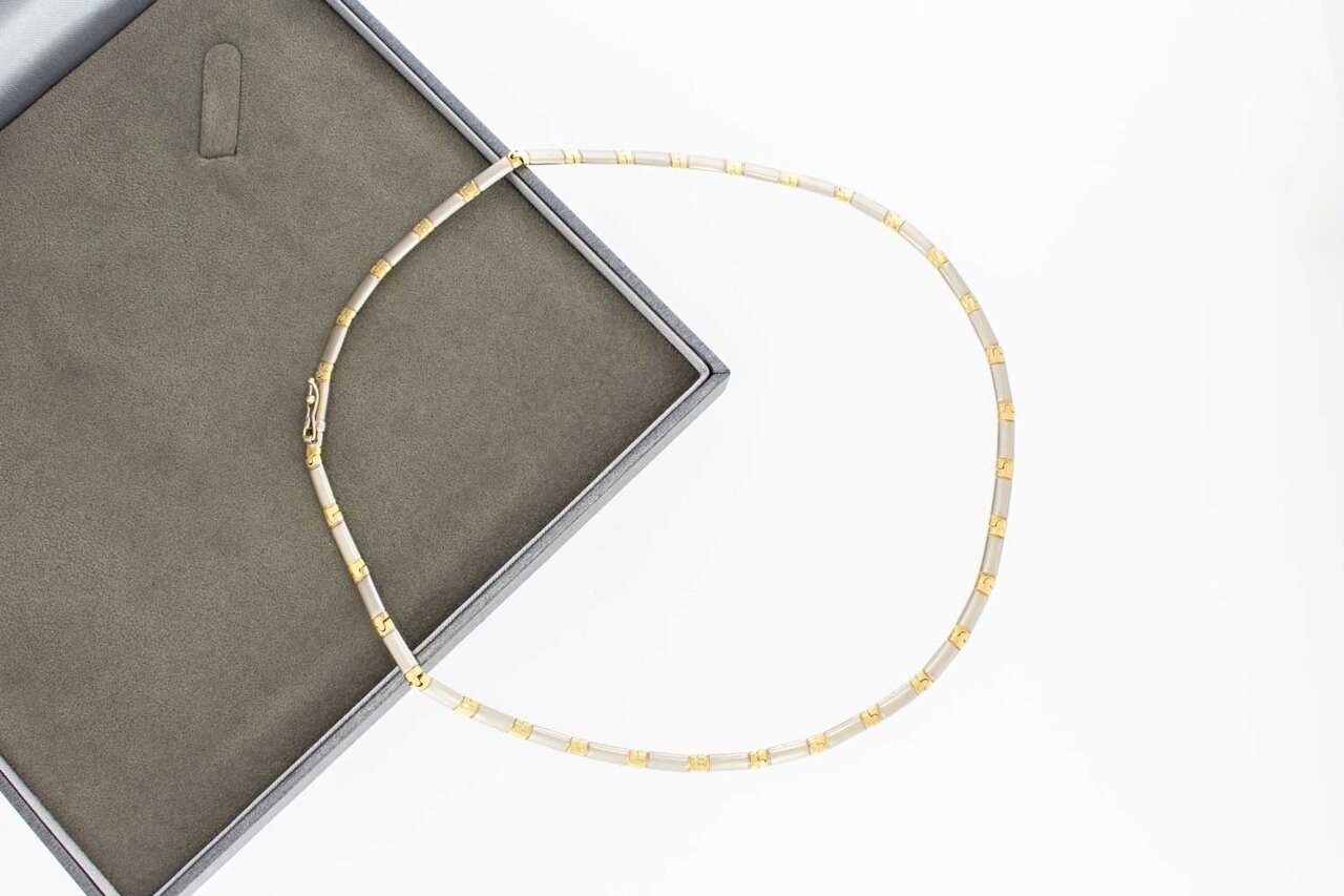 14 Karat Goldbarren Halskette - 43 cm