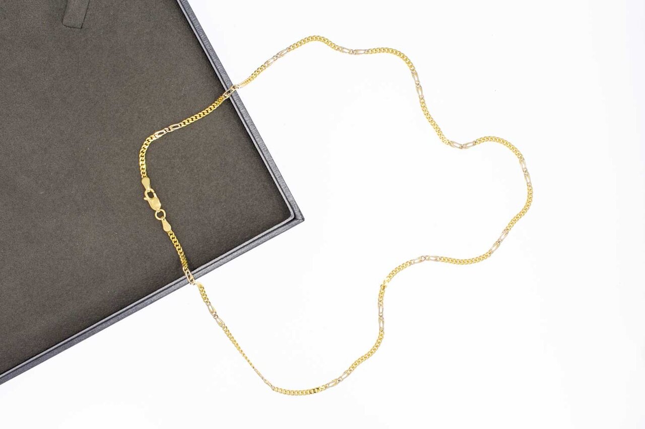 18 Karat Gold Panzerkette - 50,1 cm