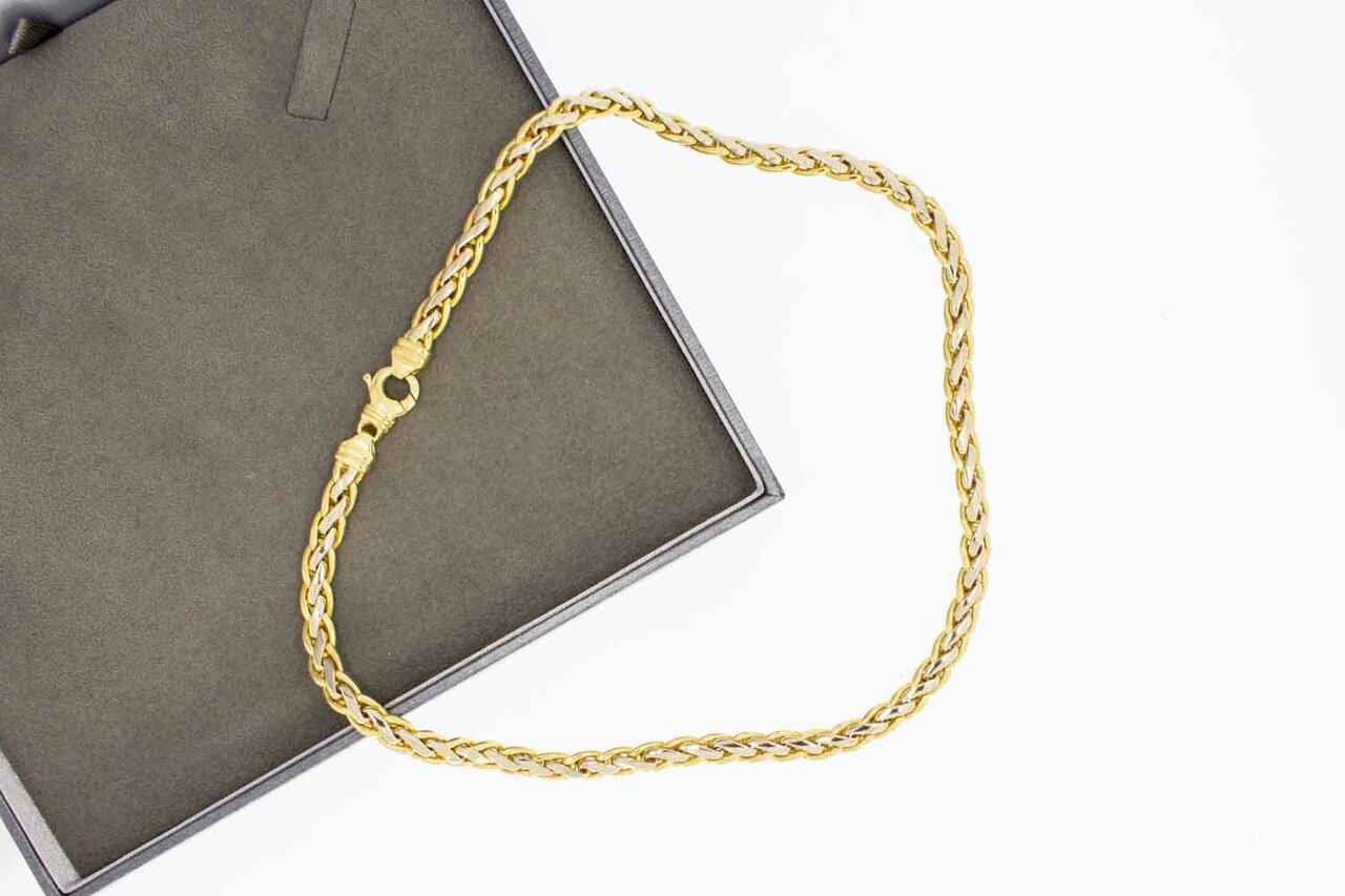 Fuchsschwanz Collier 750 Gold - 42,9 cm