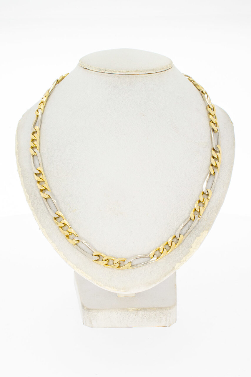 Figaro Damen Collier 750 Gold - 40,1 cm