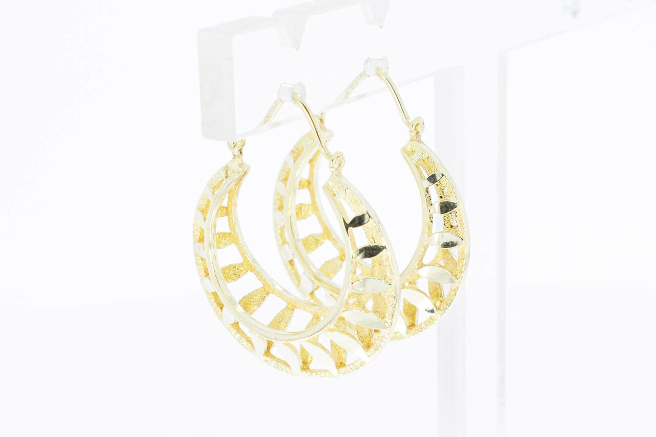 14 Karat Gold Damen Ohrhänger - 23,2 mm