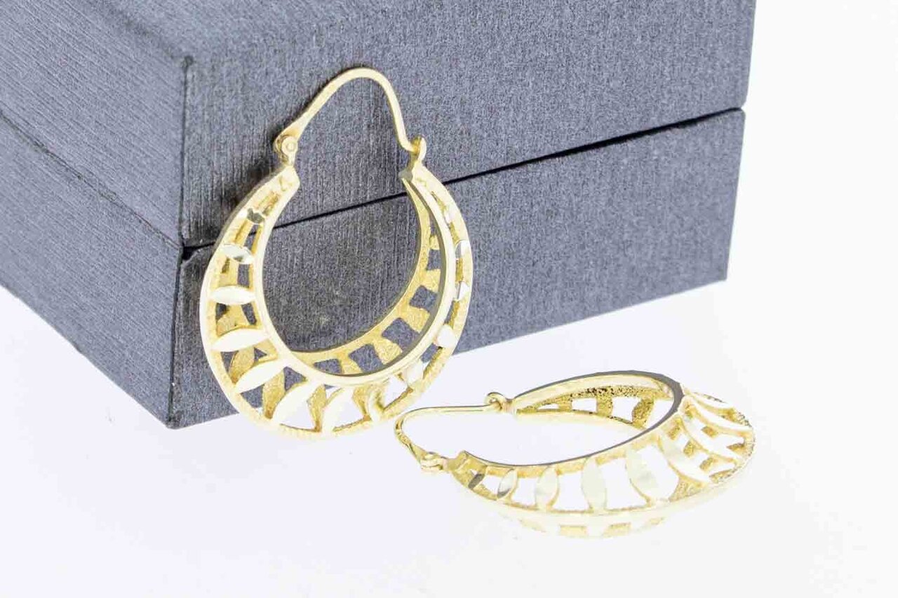 14 Karat Gold Damen Ohrhänger - 23,2 mm