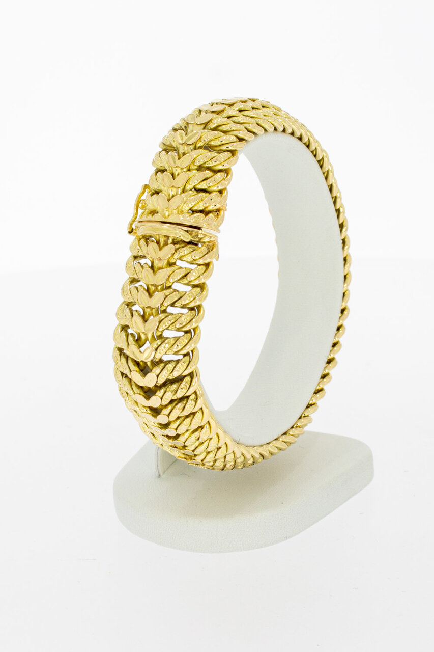 Geflochtenes Gold Armband 18 Karat - 20,6