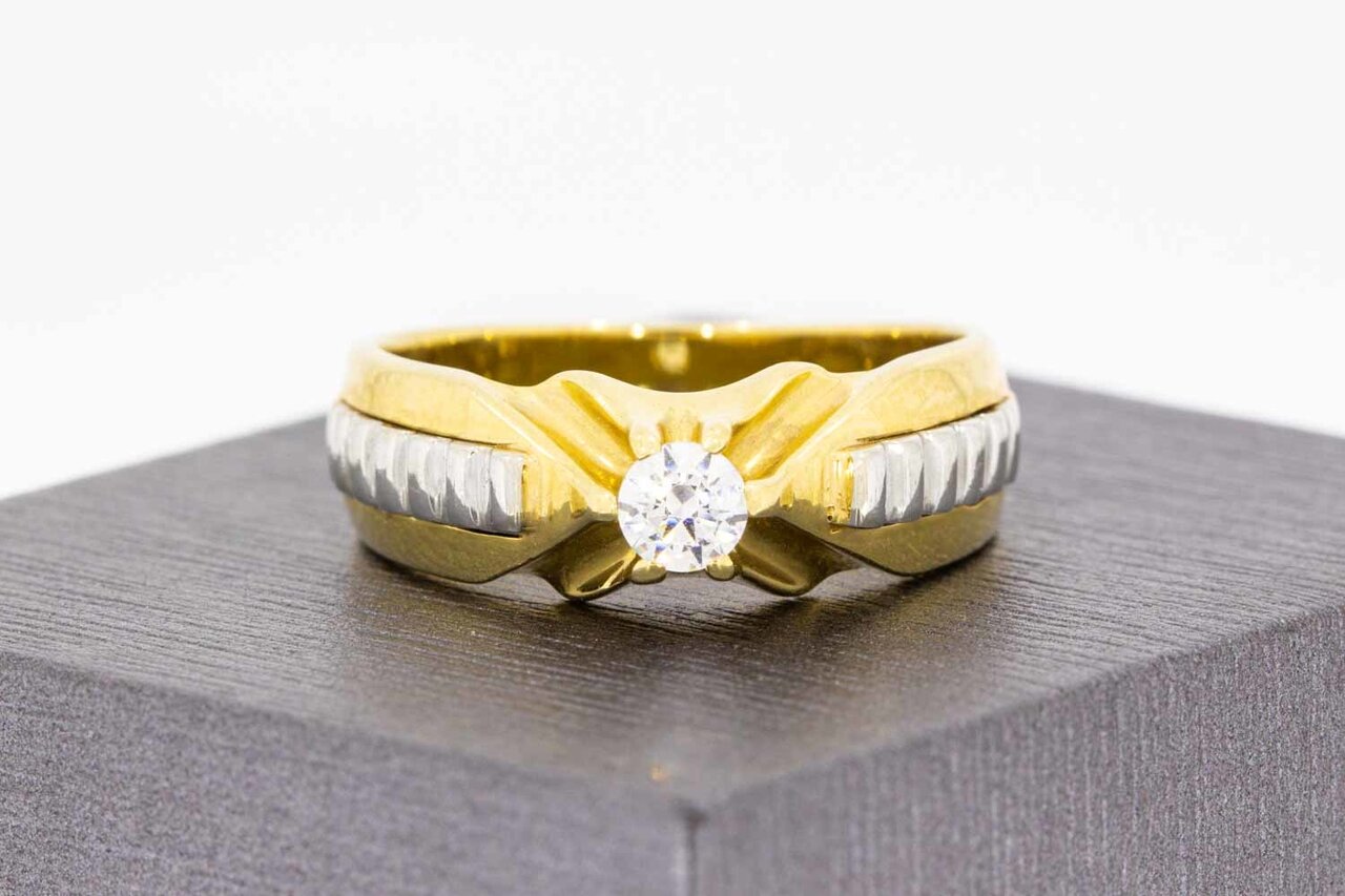 14 Karat Statement Goldring - 19,9 mm