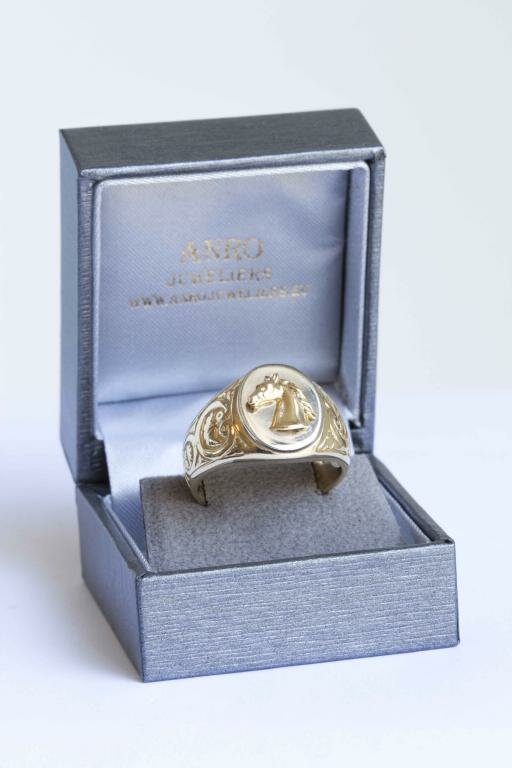 Breiter Statement-Ring aus 14 Karat Gold - 20.7