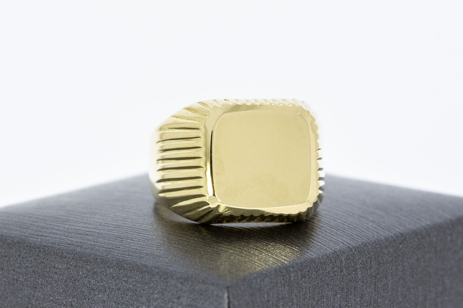 585 Goldene Männer Siegelring - 18,3 mm